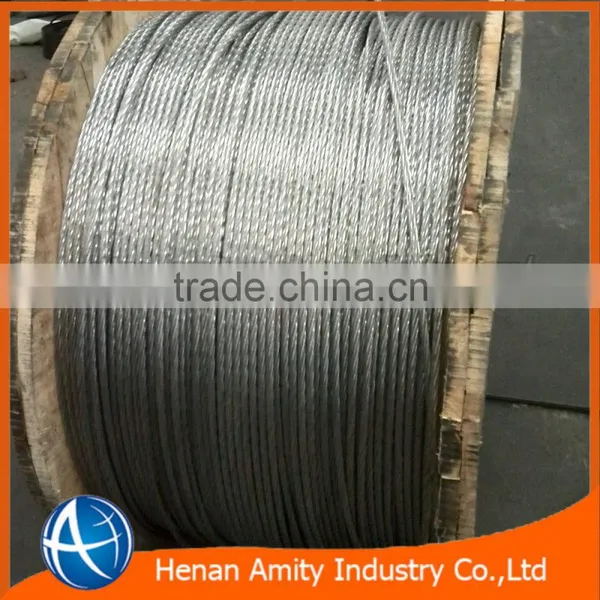 ASTM A475 EHS Hot Dipped Galvanized High Tensile Steel Wire photo-2