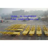 2 Axles 40 ft Container Skeletal Semi Trailers photo-2
