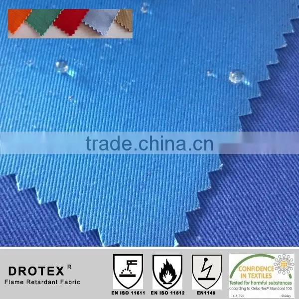 Breathable Soft Oil Waterproof Fabric for Industry Use / 100% Cotton/polyester/cotton, photo-3