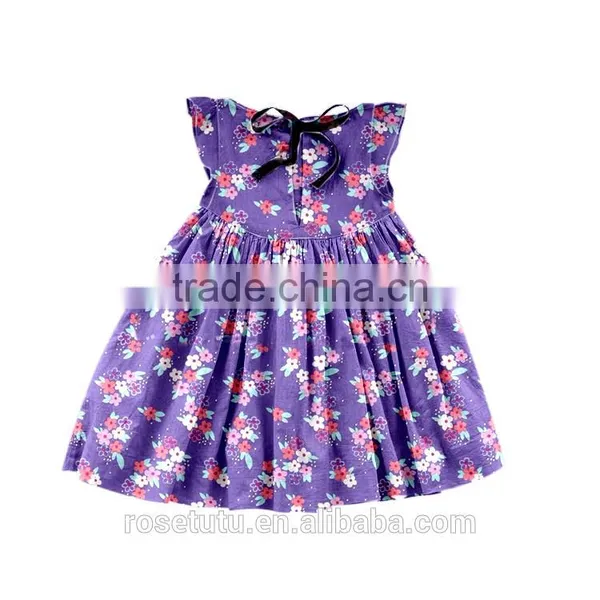 Patterns of Different Professional Custom Wholesale Little Girl Beautiful Cotton Clothing photo-3
