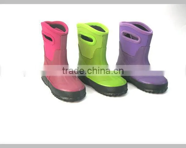 5mm Neoprene Girls' Rain Boots photo-6
