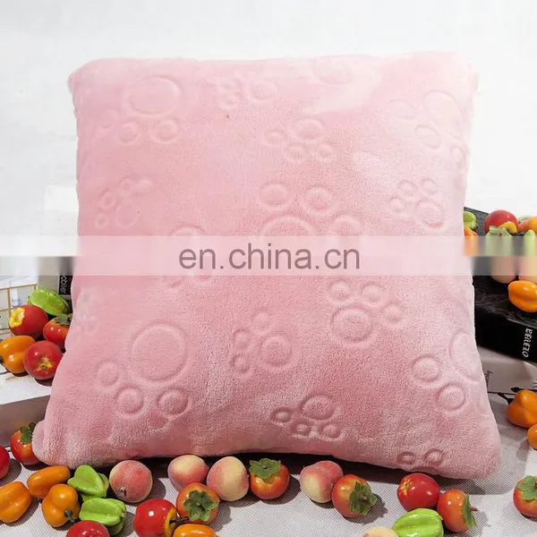 New Design Hot Sale Colorful Soft Pink Embossed Cartoon Back Cushion Chair Cushion