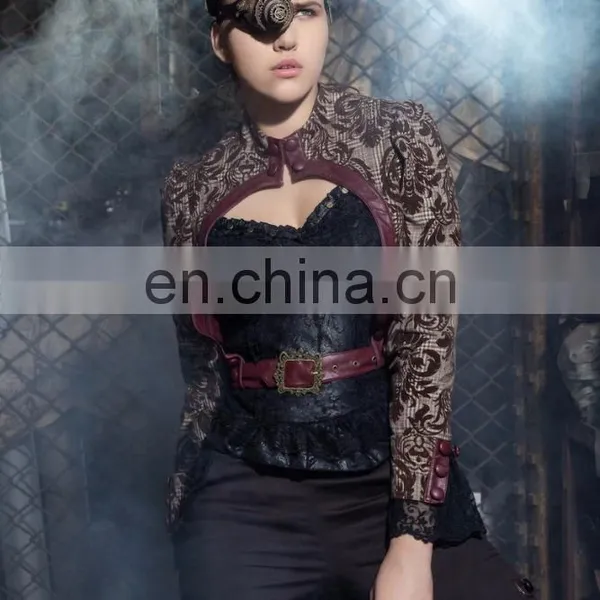 Steampunk Style Bolero With Removable Belt photo-5