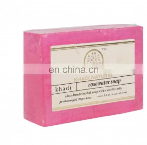 Khadi Natural Herbal Rosewater Soap