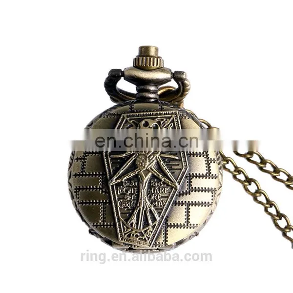 Latest Designs For Men Monster Relief Pattern Pocket Watch Wholesale Trending Products photo-2