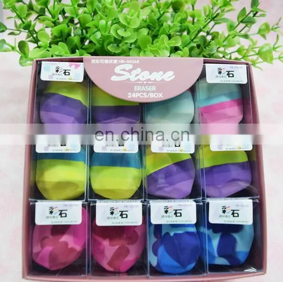 Colorful Rainbow Stone Erasers Stone Erasers photo-2