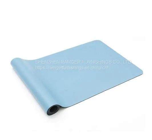 High Quality Eco-friendly Natural Rubber PU Yoga Mat photo-3