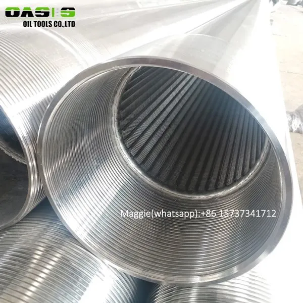 8inch Wedge Wire Screen Pipe Water Filter Screen With Thread Coupling photo-5
