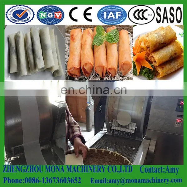 Spring Roll Peel Making Machine/Spring Skin /wrapper Forming Wrapper for Sale photo-6
