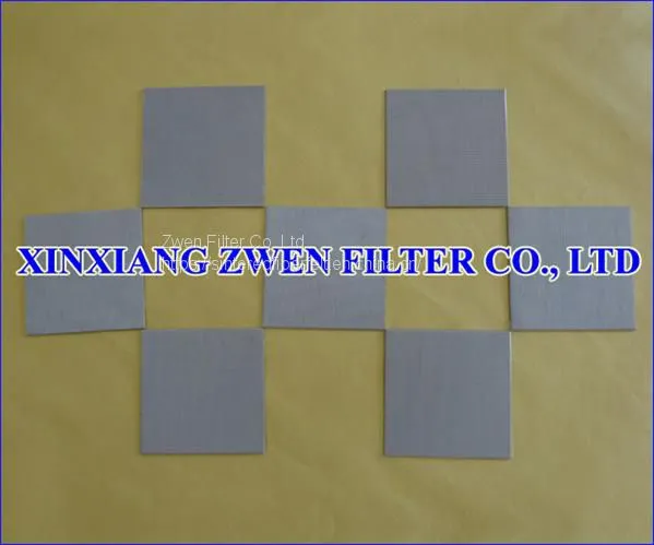 Sintered Metal Filter Sheet