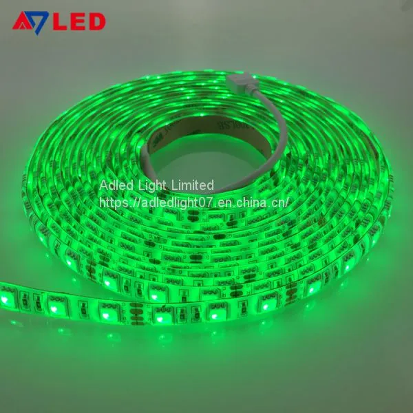 Back Lighting 60leds 12V IP65 Silicone Cover SMD5050 RGB Led Strip Light for Sign Illumination photo-5
