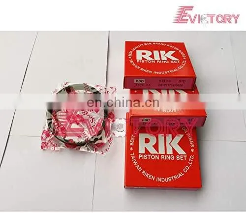 for Mitsubishi K3D Piston Ring Set and Piston KIT photo-3