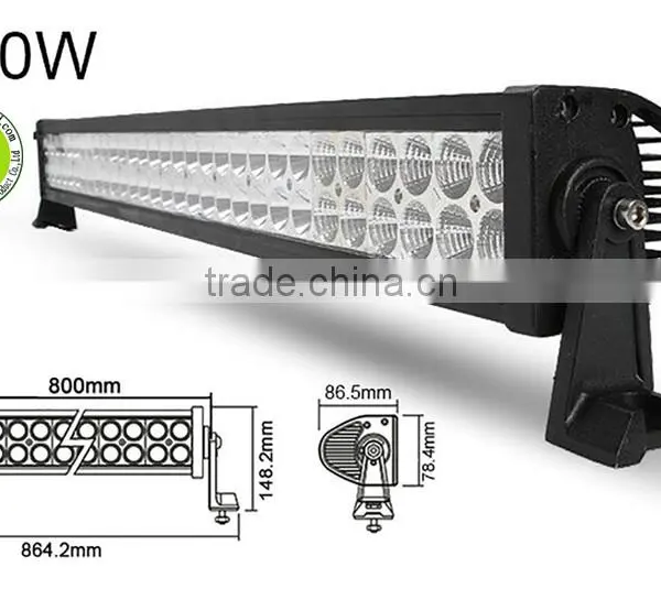 180W LED Work Light Bar 32inch for Jeep Dune Buggy Flood and Spot Combo Beam photo-4