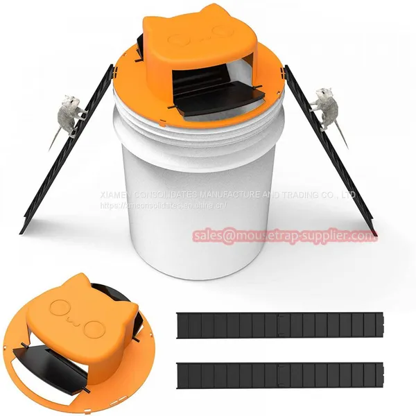 Reusable Auto Reset Multi-catch Flip N Slide Bucket Lid Rat Killer Mouse Trap photo-2