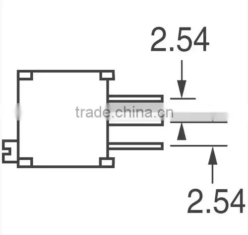TRIMMER Potentiometers, Variable Resistors 3296W-502 5K OHM 0.5W PC PIN photo-4