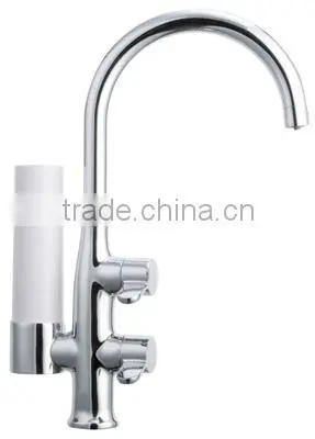 High Pure Copper Faucet Tap and Water Filter 2 in 1 With Disposable Cartridge and Activated Carbon HFM photo-3