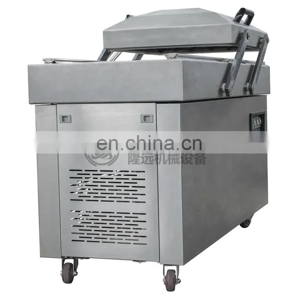 Hot Selling Double Chamber Vacuum Packaging Machine /vacuum Sealer for Sausage Processing photo-3