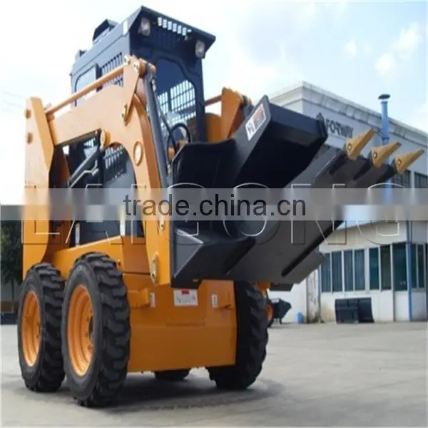 China Bucket Loader With 27x8.5-15 Skid Steer Tires photo-5