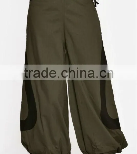 Indian Men Women Unisex Multi Color Cotton Alladin Harem Pants With Stylish Pockets Trouser photo-5