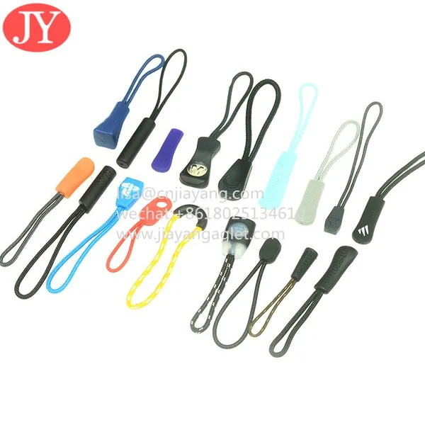 U Style Black Inject Zipper Pulls Rubber Plastic ZIP Tags Luggage Zipper Slider Cord Zipper Ends photo-4