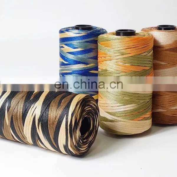T Shirt Raffia Yarn For Knitting Crochet Handbags Yarn DIY Crochet Bag photo-3