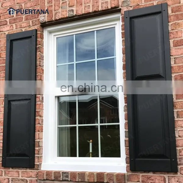 Vinyl Windows Upvc Pvc Single Double Hung Window Plastic Steel Windows