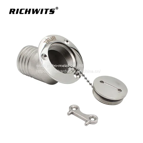 Stainless Steel 316/304 45 Degree Deck Fillerwith Key
