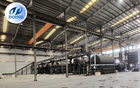 Batch/Semi-continuous/Fully Continuous Waste Tyre Plastic Pyrolysis Plant Pyrolysis Reactor photo-3