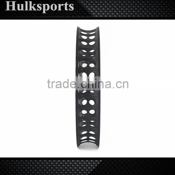 Fat Bike Wheels 3K&UD Tubuless&Hookless 25mm Profile 100mm Width Fat Bike Rims Snow Bike Rim 32 Holes Wheels 500g photo-3