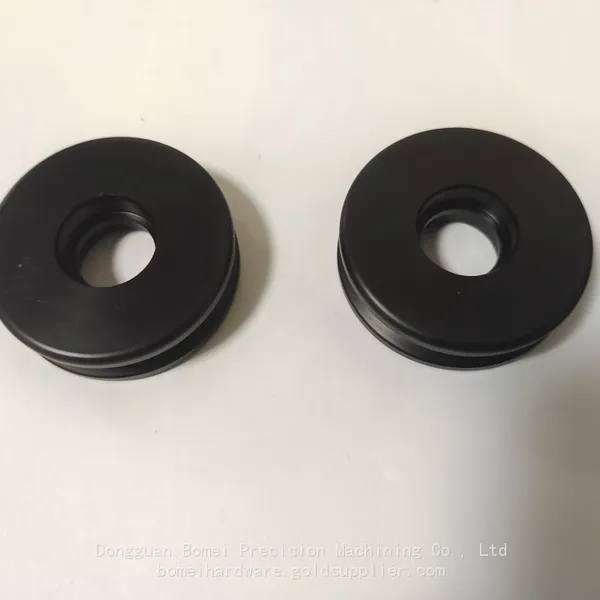 Custom CNC Machining Turning Plastic Conveyor Guide Rollers In Nylon and POM (Acetal) photo-3