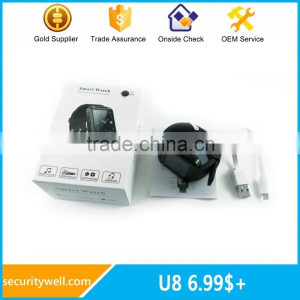 Factory Direct Sale to Ukraine Russian U8 Smart Watch photo-2