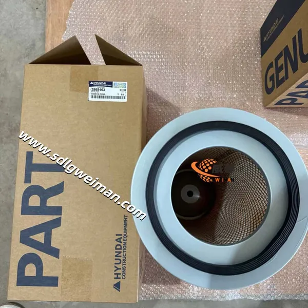 Hyundai Excavator Parts Genuine 2868463 FILTER-AIR PRIMARY 11N6-20610 photo-2