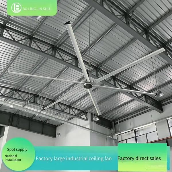 7.3-meter Industrial Large Fan With High Air Volume, Permanent Magnet Energy-saving, Suitable for Large Workshops, Factories, Warehouses, and Basketball Courts photo-3