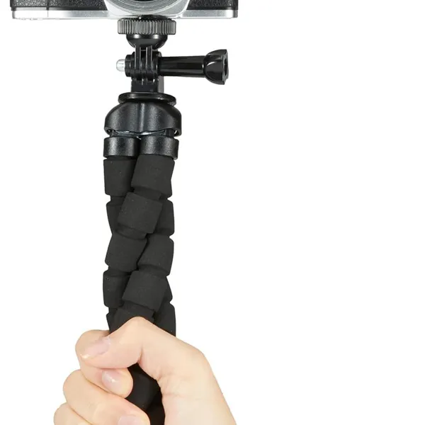 Cellphone Tripod Mini Desktop Tripod Flexible Octopus Tripod With Wireless Remote and Smartphone Clamp photo-3