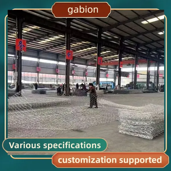 Double Twisted Gabion Basket Anti-breakage Flexible Structure Foundation Subsidence Prevention photo-2