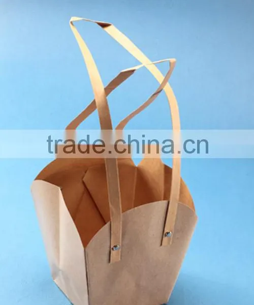 Kraft Paper Bag Paper Waterproof Bag for Flower Packaging photo-4