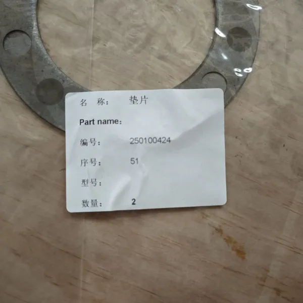 High Quality XCMG Spare Part Gasket Part No.253500981 photo-2