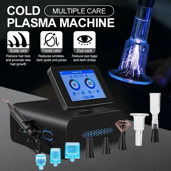 6 in 1 Acne and Wrinkle Removal Cold Plasma Scalp Machine, 110V-220V, 15W, Intelligent Chip, Automatic Shut-off photo-2