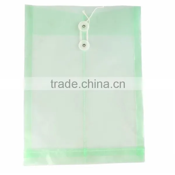 A4 Colorful Transparent Portfolio Folder With Rope photo-2