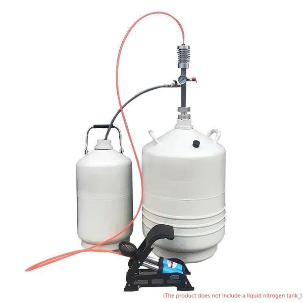 Pedal Type LN2 Pump, Cryogenic Liquid Nitrogen Withdrawal Pump for Liquid Nitrogen Container