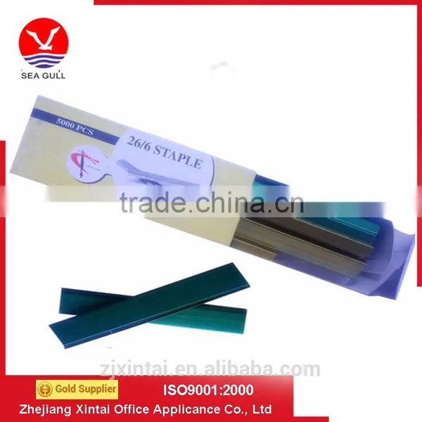 Hot Selling Good Use 24/6 Colorful Staples , 26/6 Colorful Staples photo-4
