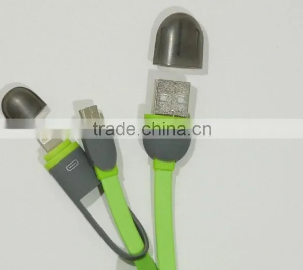 Blue Color Zipper Standard Length USB Charger Cable Assembly photo-4