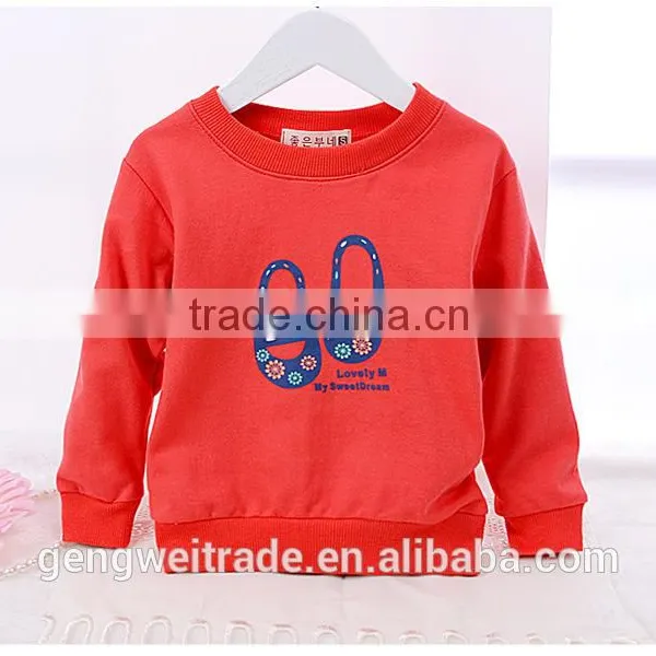 2015 Infant Toddler Clothing Kids T-shirt Cute Pattern Printing Long Sleeve Girls Outfit Tops Tshirts photo-5