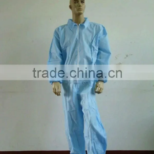 Disposable PP/SMS/PE Coated PP/Microporous Coverall Overall Suit photo-4