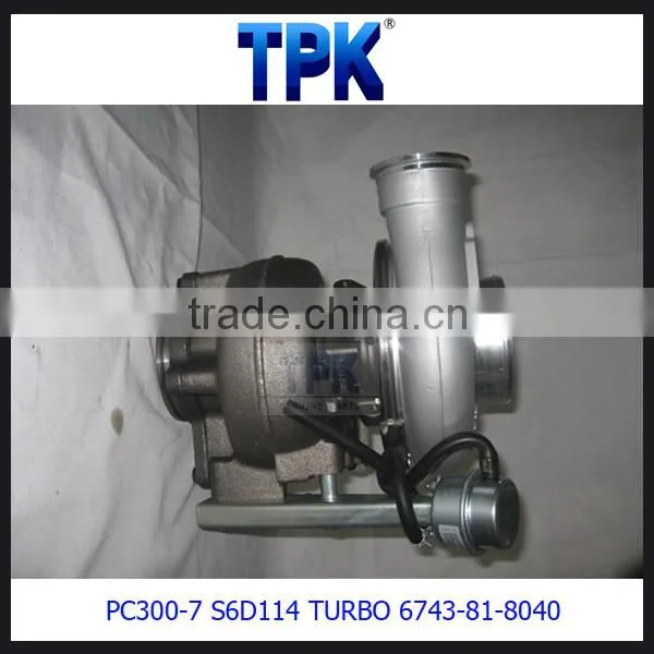 PC300-7 SAA6D114E-2 SAA6D114 TURBOCHARGER 6743-81-8040 photo-4