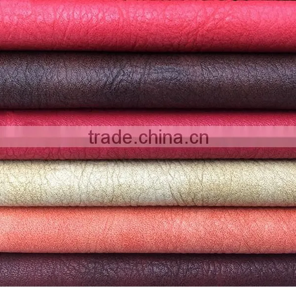 Embossed Pattern Textile Leather Faux pu Leather for Decorative