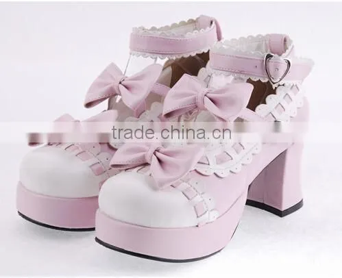 Camping Woman Shoe 2016 Costume Jewelry Bow Lady Shoes photo-2