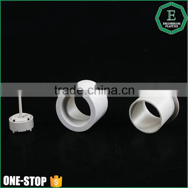 Advanced Engineering Plastic Supplier OEM Cnc Machining Plastic PEEK-HPV Peek Tube Sleeve photo-2