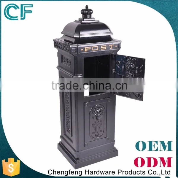 The Most Popular Style In Europe Die Casting Aluminiun Free Standing Mailbox Posts For Sale From China photo-3