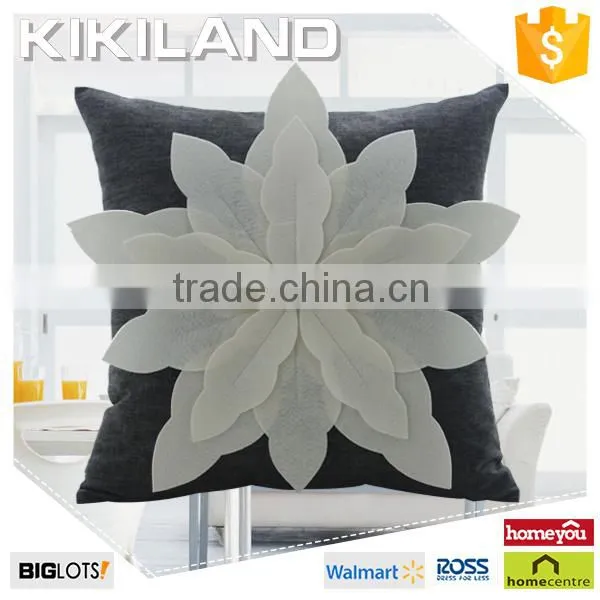 Plush Linen Fabric Painting Designs Cushion Cover photo-3